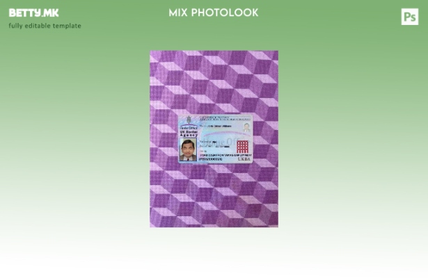 модерен стил Обединетото Кралство Гранична агенција за регистрација картичка за 